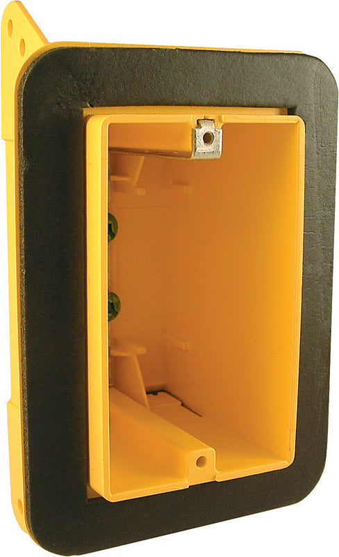 Raco Old Work 46 cu in Rectangle Noryl 1 gang Electrical Box Vapor Barrier Yellow