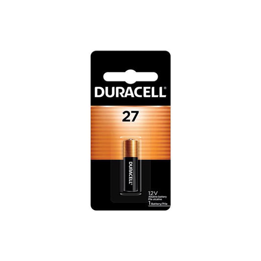 Duracell Alkaline 27 12 V 20 mAh Security Battery 1 pk