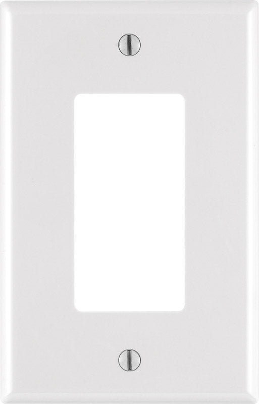 Leviton Decora White 1 gang Nylon Decorator Wall Plate 1 pk
