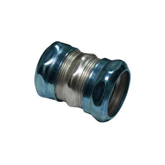 Sigma Engineered Solutions ProConnex 1-1/4 in. D Zinc-Plated Steel Rain-Tight Compression Coupling F