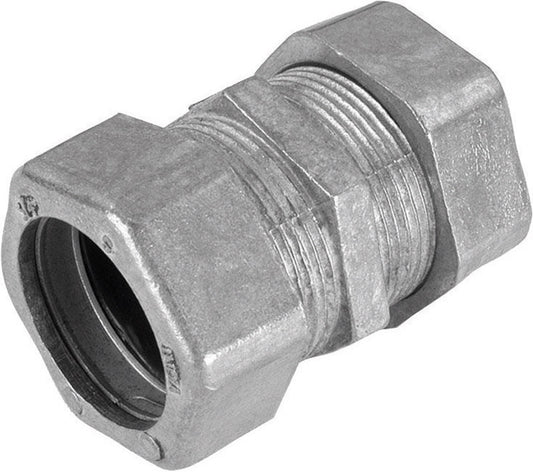 Sigma Engineered Solutions ProConnex 1-1/2 in. D Zinc-Plated Steel Rain-Tight Compression Coupling F