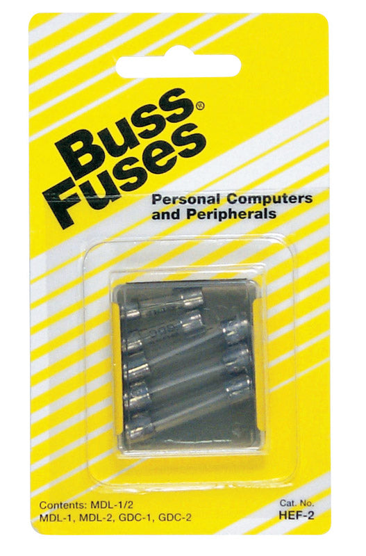 Bussmann Assorted amps Tube Fuse 5 pk