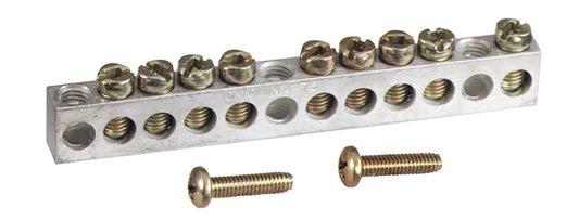 Square D 200 amps 120/240 V 1 space 12 circuits Surface Mount Ground Bar Kit