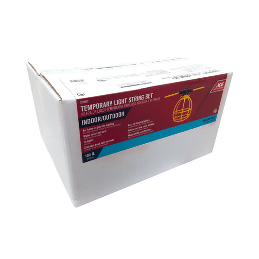 Ace 1,500 W 100 ft. Temporary Light String Set