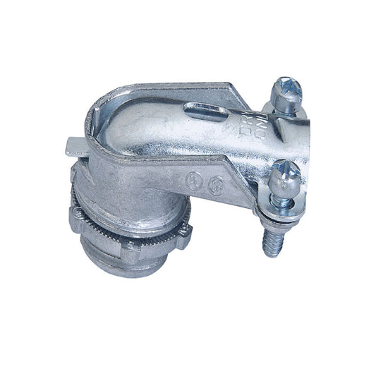 Sigma Engineered Solutions ProConnex 1/2 in. D Die-Cast Zinc Squeeze Connector For AC, MC and FMC/RW
