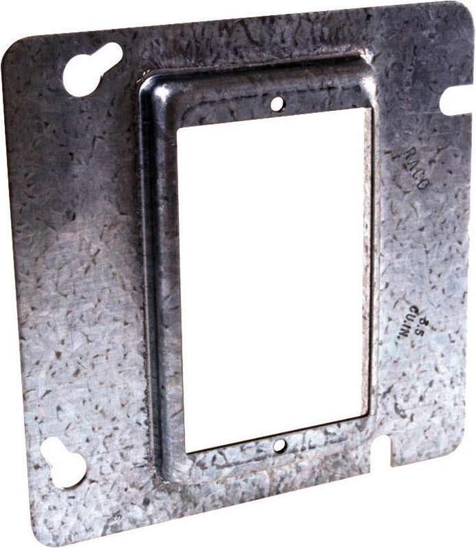 Raco Square Steel 1 gang 4-11/16 in. H X 4-11/16 in. W Box Cover
