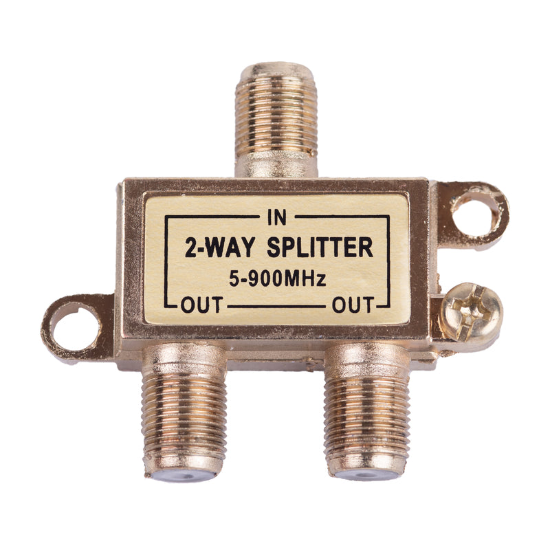 Monster Just Hook It Up 2 Way Coax Splitter 75 ohm 900 MHz 1 pk