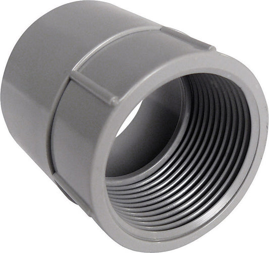 Cantex 1-1/2 in. D PVC Female Adapter For PVC 1 pk
