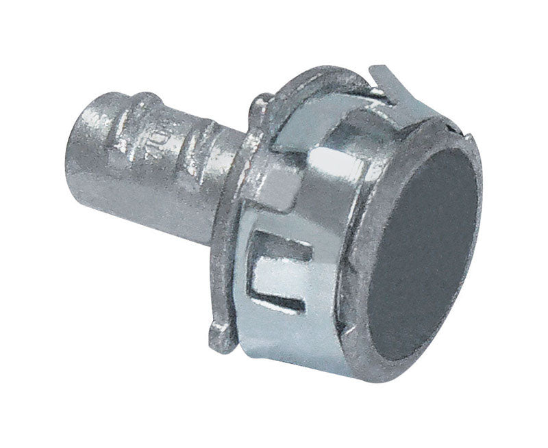 Sigma Engineered Solutions Snap Lock 3/8 in. D Die-Cast Zinc Screw-In Connector For FMC/RWFMC 1 pk