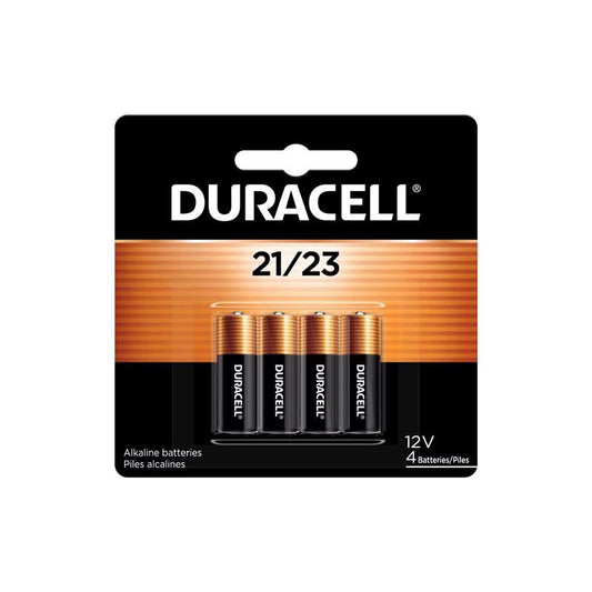 Duracell Alkaline 21/23 12 V 50 mAh Security Battery 4 pk