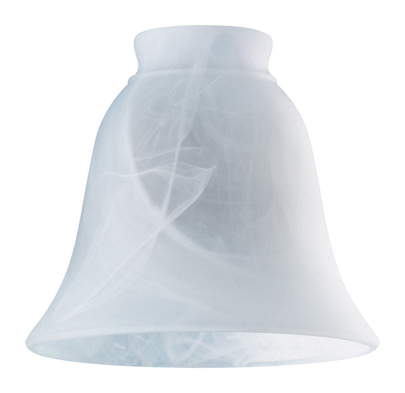 Westinghouse Bell White Glass Lamp Shade 1 pk