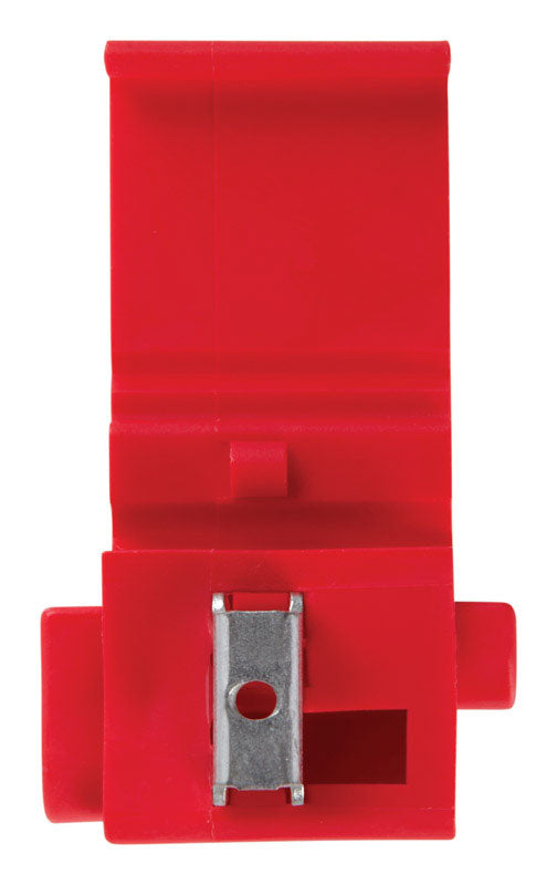 Jandorf 22-16 Ga. Insulated Wire Terminal Self-Stripping Red 2 pk