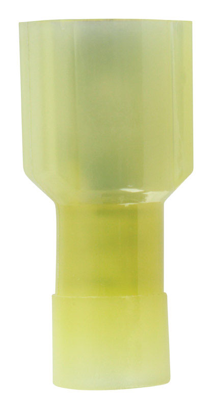 Jandorf 12-10 Ga. Insulated Wire Male Disconnect Yellow 4 pk