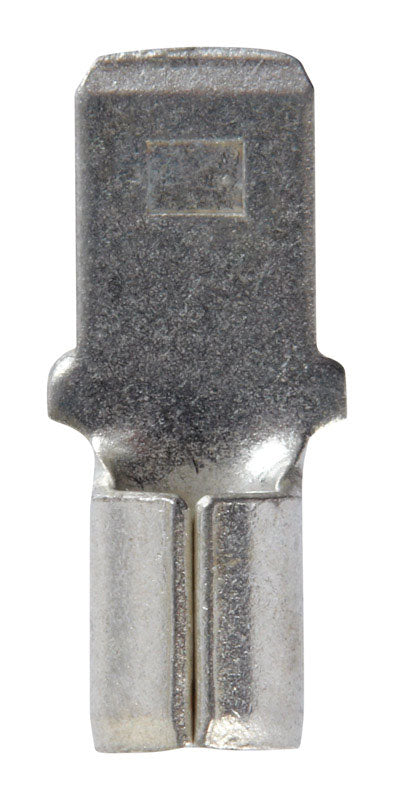 Jandorf 12-10 Ga. Uninsulated Wire Male Disconnect Silver 5 pk