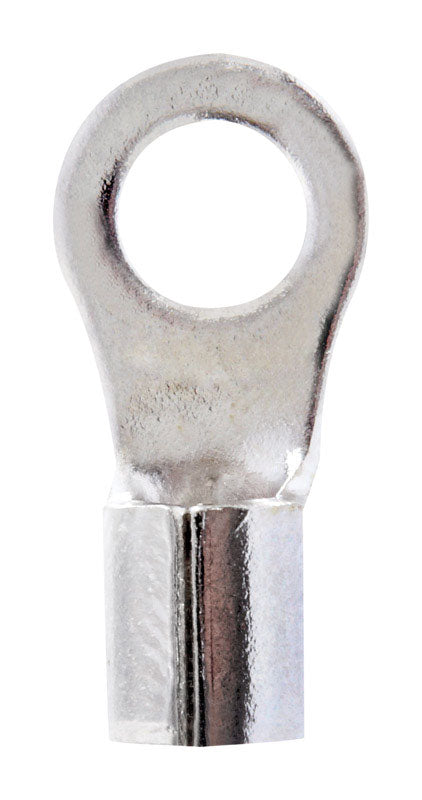 Jandorf 12-10 Ga. Insulated Wire Terminal Ring Silver 5 pk