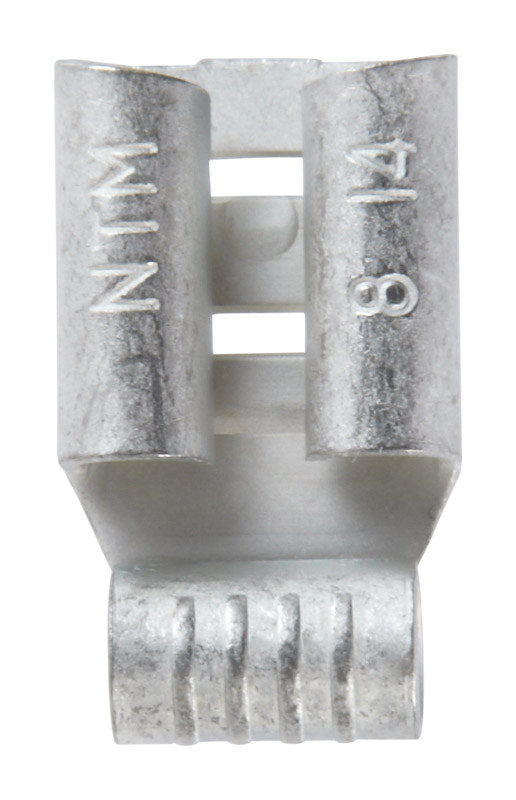 Jandorf 16-14 Ga. Uninsulated Wire Terminal Disconnect Silver 5 pk