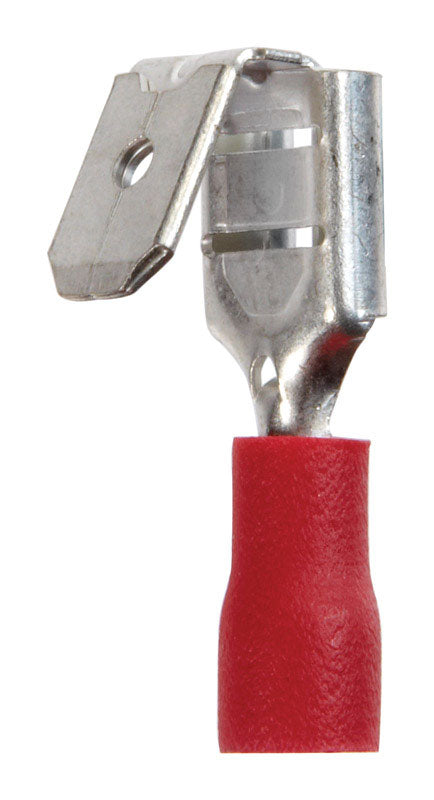 Jandorf 22-18 Ga. Insulated Wire Terminal Disconnect Red 5 pk