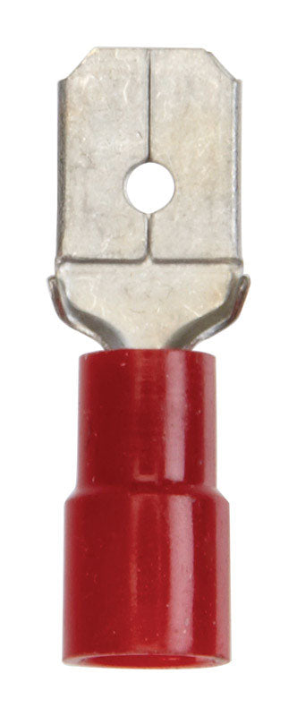 Jandorf 22-18 Ga. Insulated Wire Male Disconnect Red 5 pk