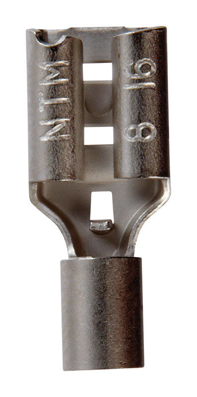 Jandorf 22-18 Ga. Insulated Wire Female Disconnect Silver 5 pk