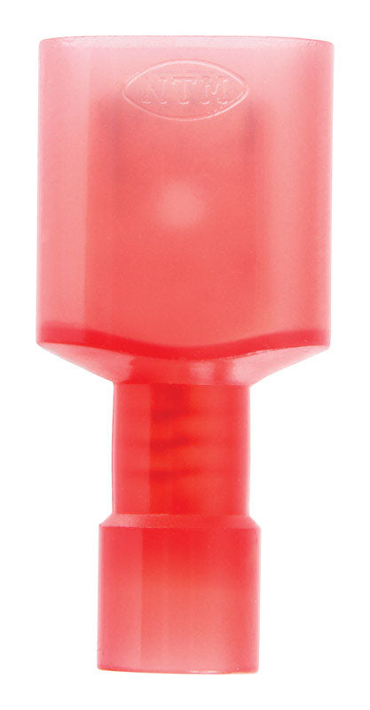 Jandorf 22-18 Ga. Insulated Wire Male Disconnect Red 5 pk