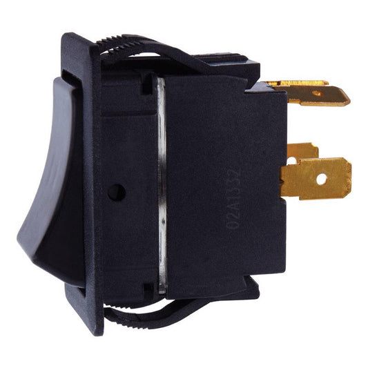 Jandorf 20 amps Double Pole Rocker Power Tool Switch Black 1 pk