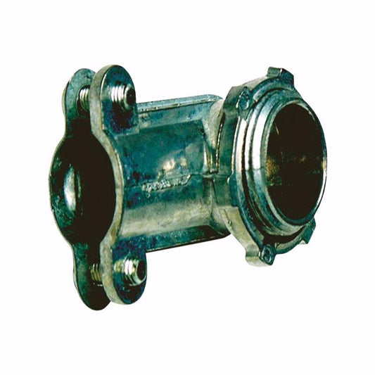 Sigma Engineered Solutions ProConnex 3/8 in. D Die-Cast Zinc Squeeze Connector For AC, MC and FMC/RW