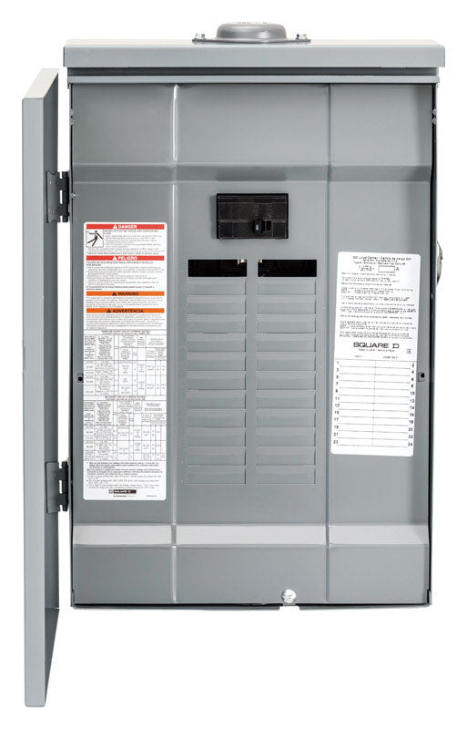 Square D QO 100 amps 120/2400 V 24 space 24 circuits Wall Mount Main Breaker Load Center