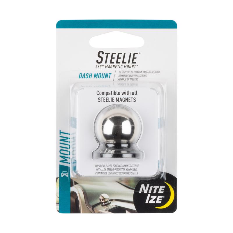 Nite Ize Steelie Black/Silver Cell Phone Car Mount For All Mobile Devices