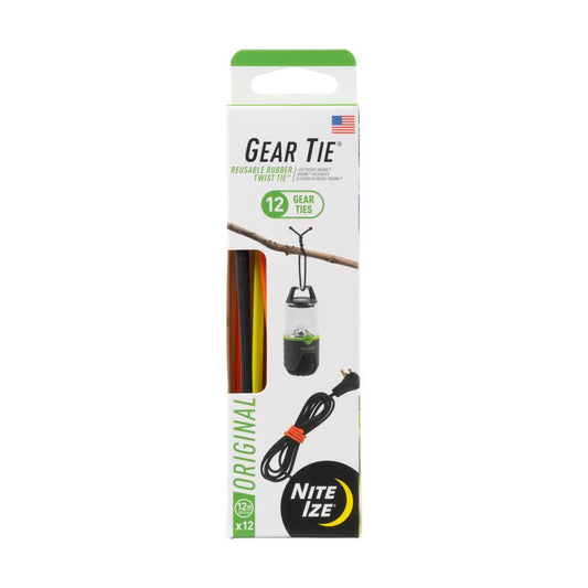 Nite Ize Gear Tie 12 in. L Assorted Twist Ties 12 pk