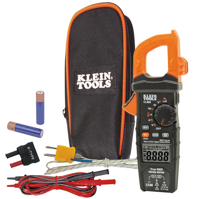 Klein Tools -14-1000 Â°F LCD Clamp Meter