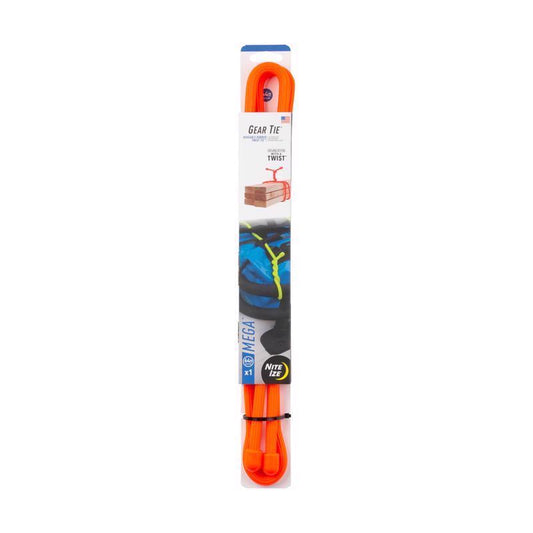Nite Ize Gear Tie 64 in. L Orange Twist Ties 1 pk
