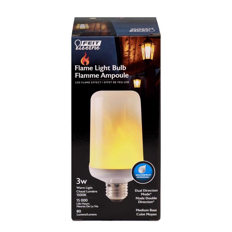 Feit Flame Bulb S6 E26 (Medium) LED Bulb Warm Candle Light 30 Watt Equivalence 1 pk