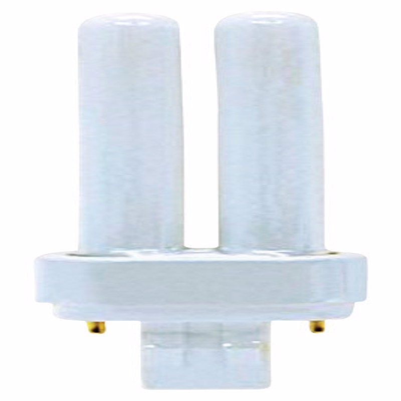 GE Ecolux 18 W T4 5.2 in. D X 5.8 in. L CFL Bulb Warm White A-Line 2700 K 1 pk