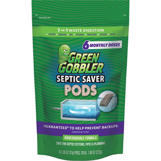 Green Gobbler Tablet Septic System Cleaner 6 ct
