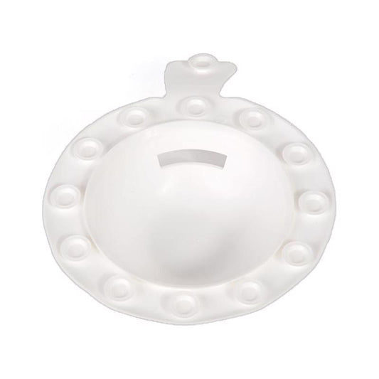 TubShroom BathShroom Matte Plastic Overflow Drain Cover