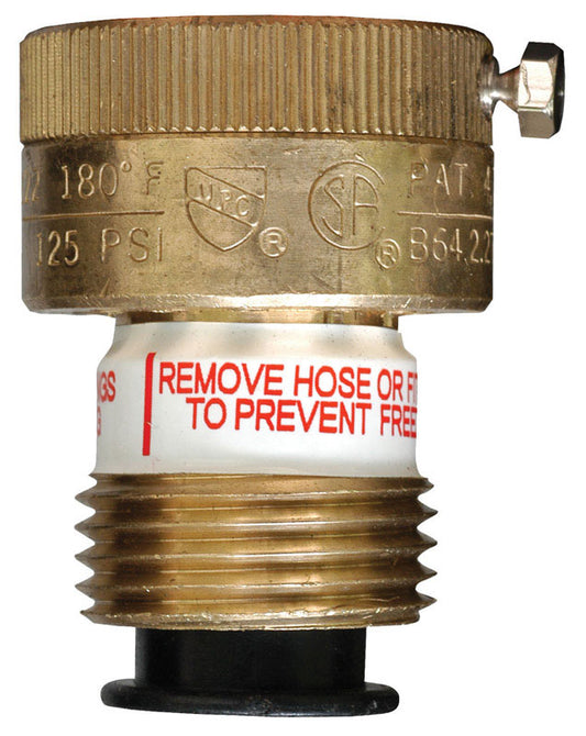 Cash Acme VB-222 3/4 in. FPT X 3/4 in. MHT Brass Backflow Preventer