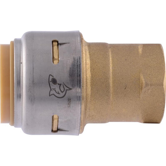 SharkBite Push to Connect 3/4 in. PTC each X 1/2 in. D FNPT Brass Adapter