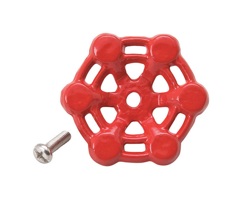 B&K Cast Iron Red Wheel Handle 1 pc