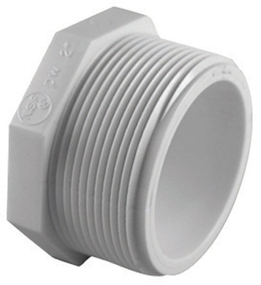 Charlotte Pipe Schedule 40 3 in. MPT PVC Plug 1 pk