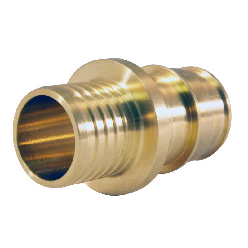 Apollo 1/2 in. Barb in to X 1/2 in. D PEX Barb Brass Coupling