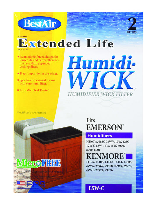 BestAir Humidifier Wick 1 pk For Fits for Essickair, Emerson and Moistair
