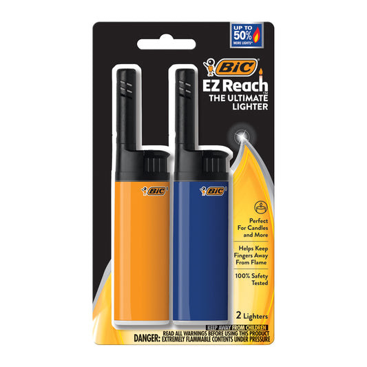 BIC EZ Reach Lighter 2 pk
