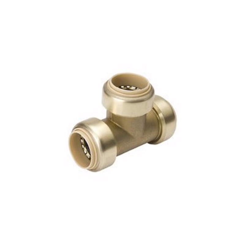 B&K Proline Push to Connect 1/2 in. PTC X 1/2 in. D PTC Brass Tee