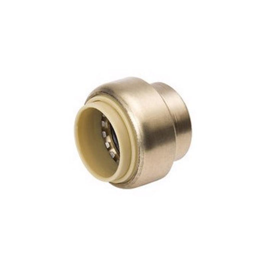 B&K Proline Push to Connect 3/4 in. PTC Brass Cap