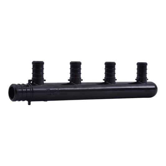 SharkBite 3/4 in. PEX Barb X 1/2 in. D Closed Poly 4 Port Tee