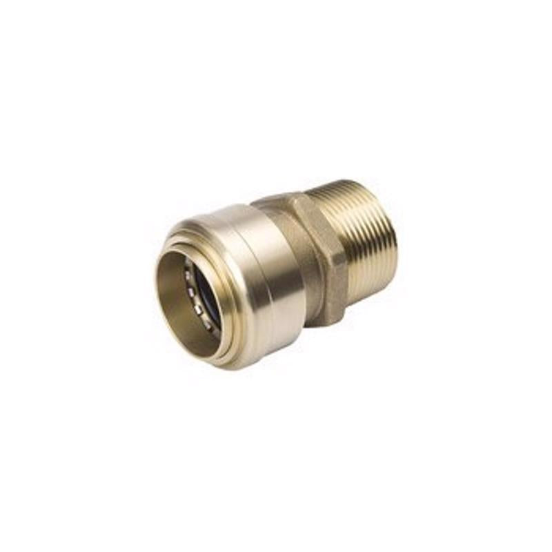B&K Proline Push to Connect 1/2 in. PTC X 1/2 in. D MPT Brass Adapter
