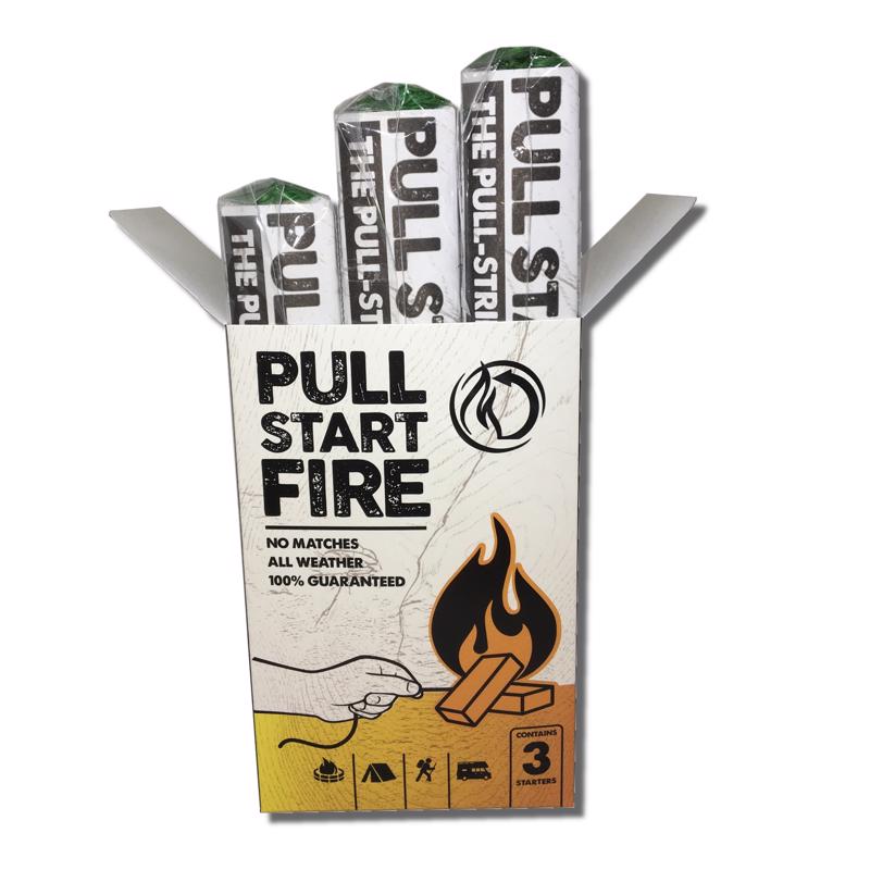 Pull Start Fire Wax Fire Starter 30 min 3 pk