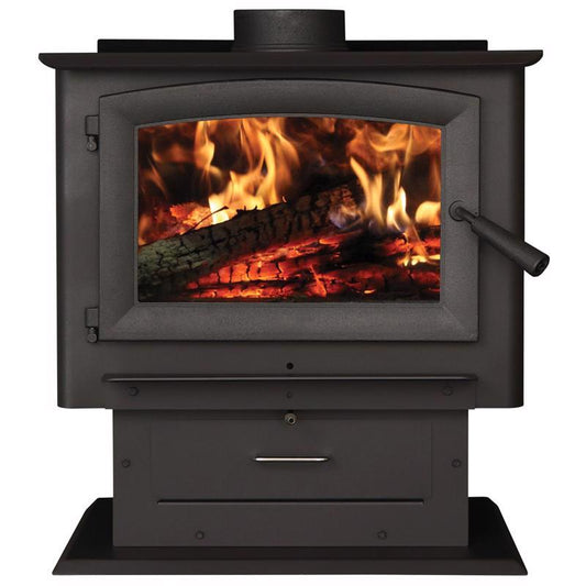 US Stove EPA Certified 2000 sq ft Classic Wood Burning Stove