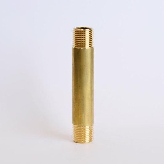 ATC 3/8 in. MPT X 3/8 in. D MPT Yellow Brass Nipple 3-1/2 in. L