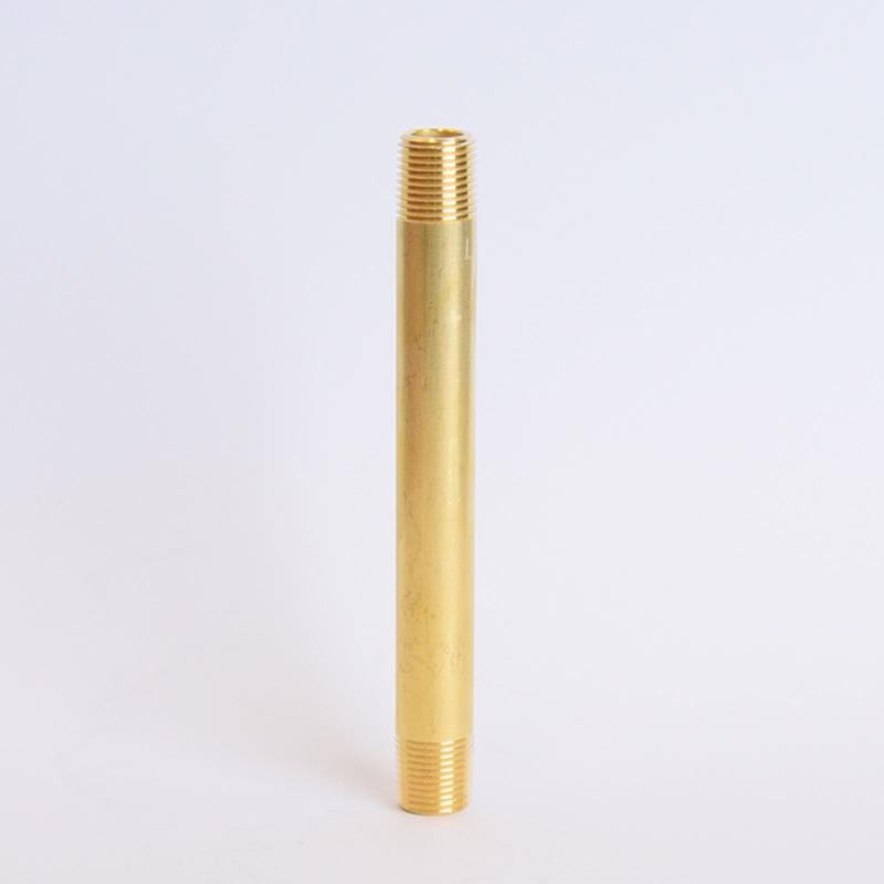 ATC 1/8 in. MPT X 1/8 in. D MPT Yellow Brass Nipple 3-1/2 in. L